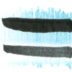Uni Color Lead - 0.5 mm - Mint Blue with Pentel Pocket Brush Pen