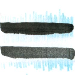 Uni NanoDia Color Erasable Lead - 0.5 mm - Mint Blue with Pentel Pocket Brush Pen